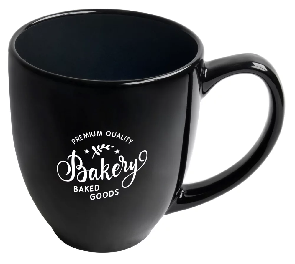 Bistro 16oz black mug