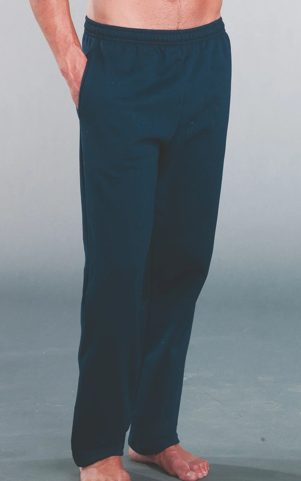 King Fashion Open Bottom Pocketed Sweatpants