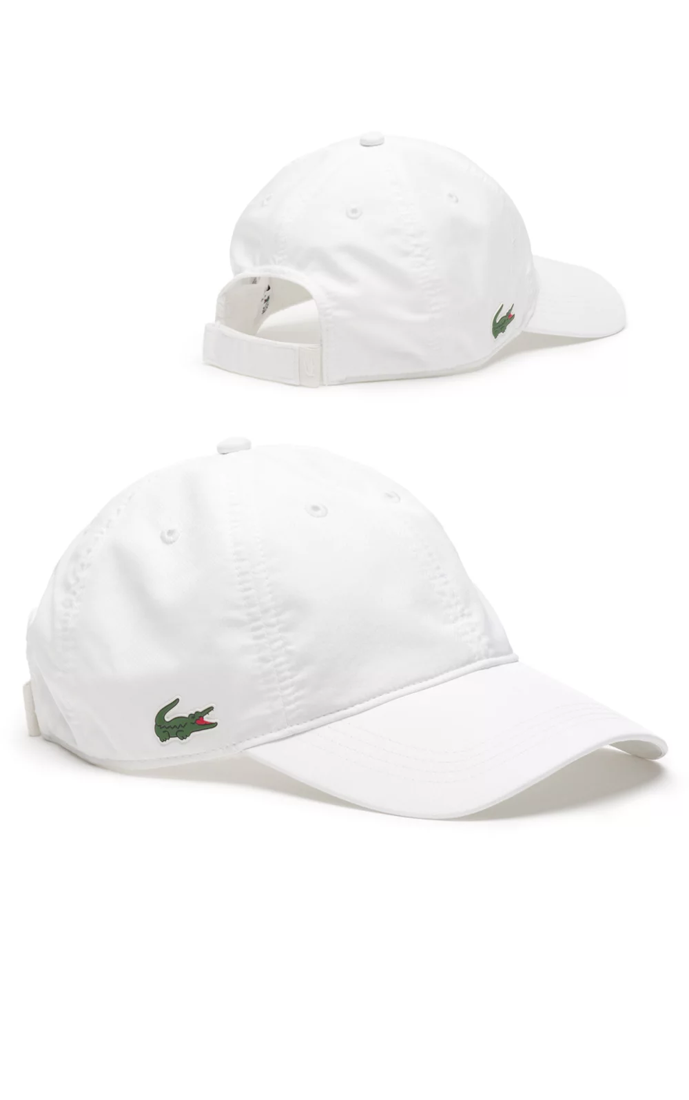 Casquette de sport Lacoste en taffetas à motif diamant uni