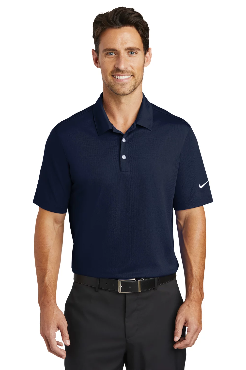 Polo Nike Dri-FIT en maille verticale