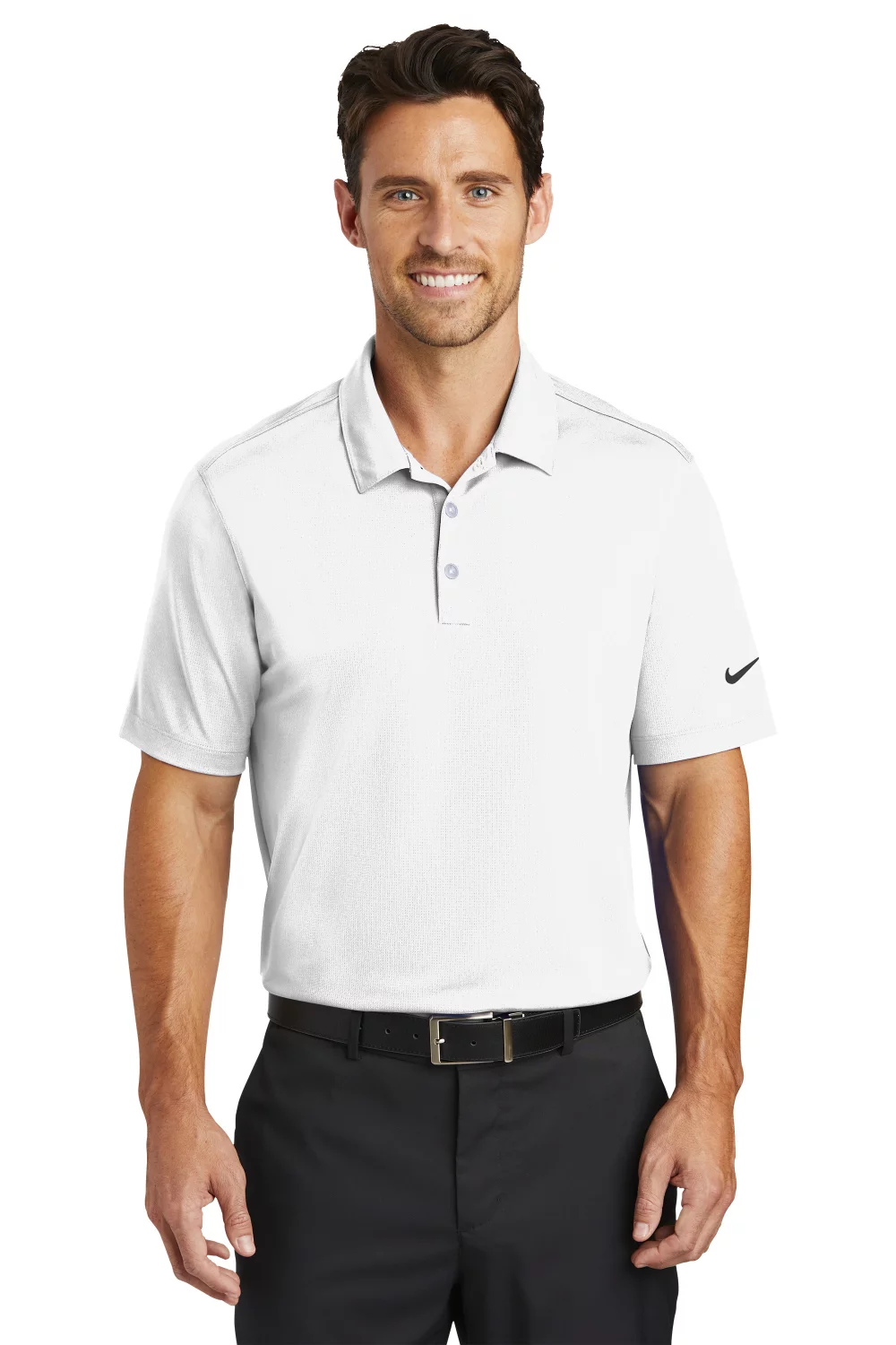 Polo Nike Dri-FIT en maille verticale