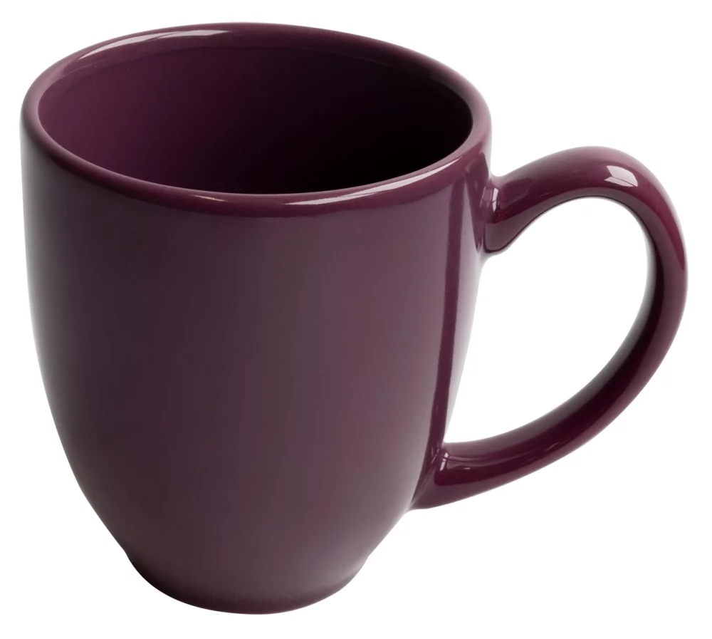 Mug violet de 16 oz du Bistro - Gravé