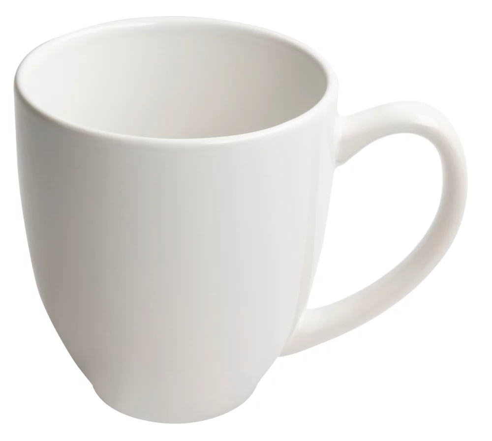 Tasse blanche de 16 oz Bistro - Emballage en vrac/Palette