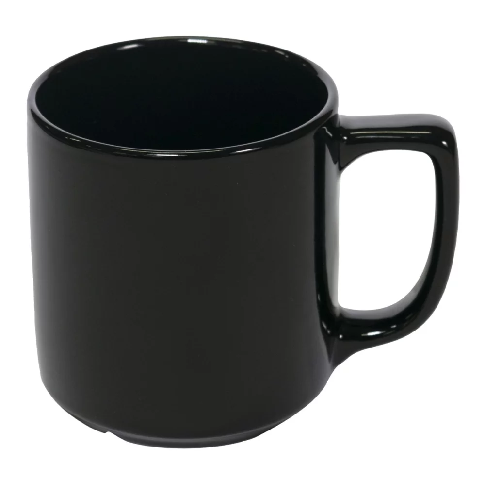 Tasse en céramique noire Richmond de 16 oz