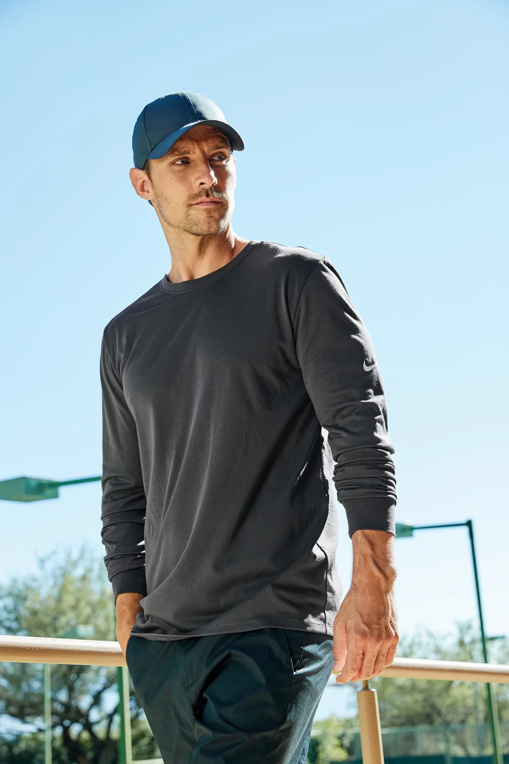 Nike Dri-FIT Cotton/Poly Long Sleeve Tee