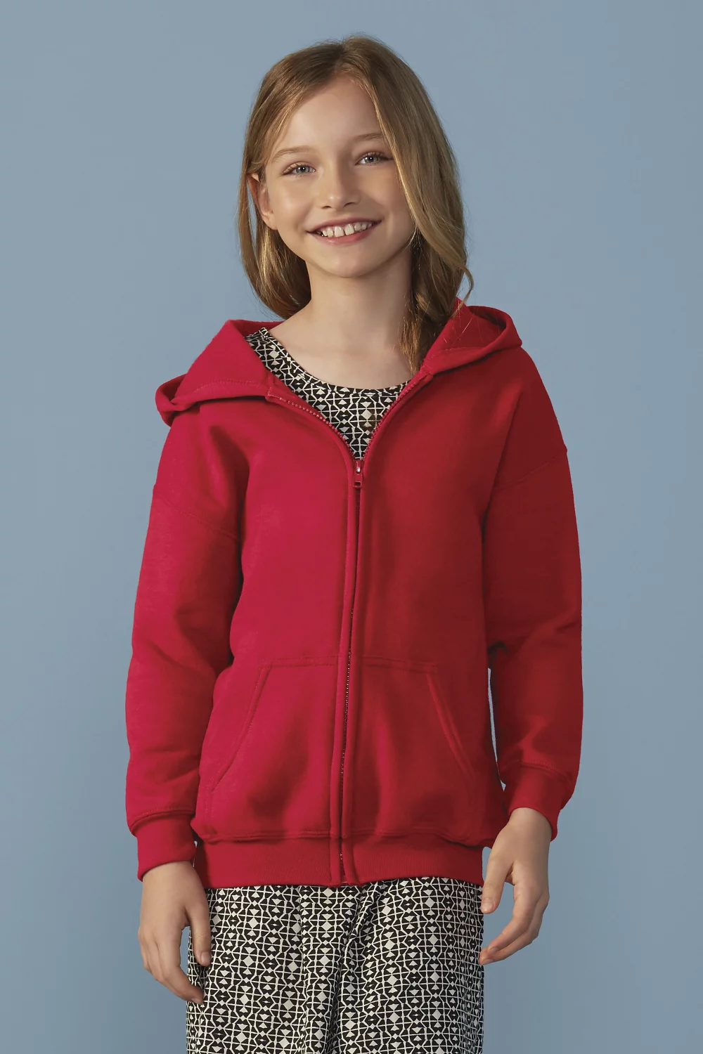 Sweat à capuche zippé pour jeunes Gildan® Heavy Blend™