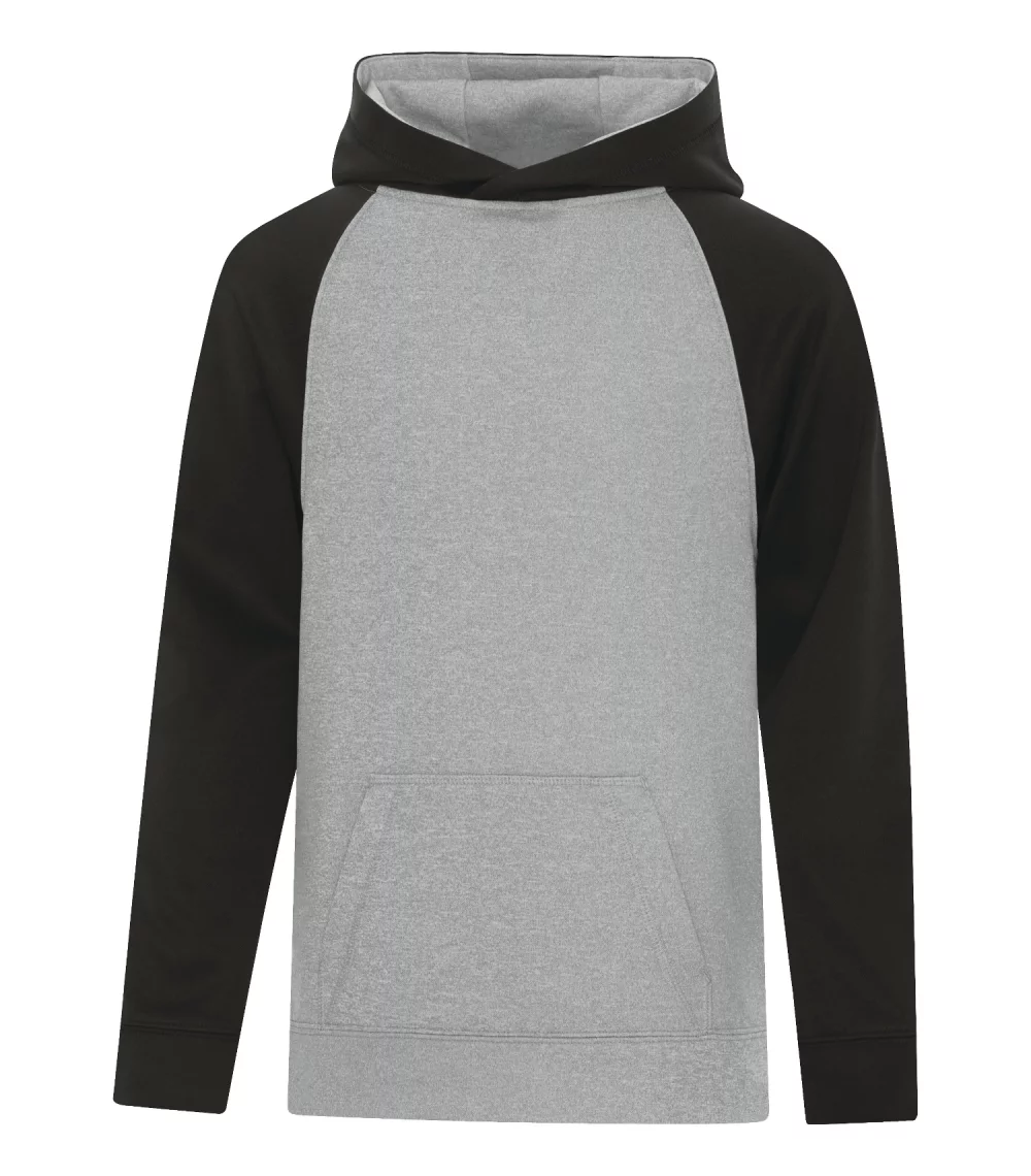 ATC™ Game Day™fleece Two Tone Hooded Youth Sweatshirt