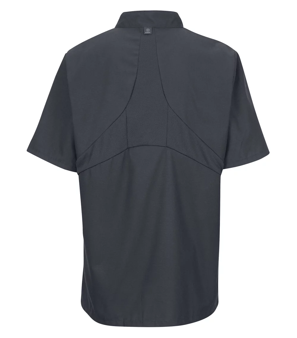 Veste de chef à manches courtes Red Kap® Chef Designs® avec Oilblok + Mimix™