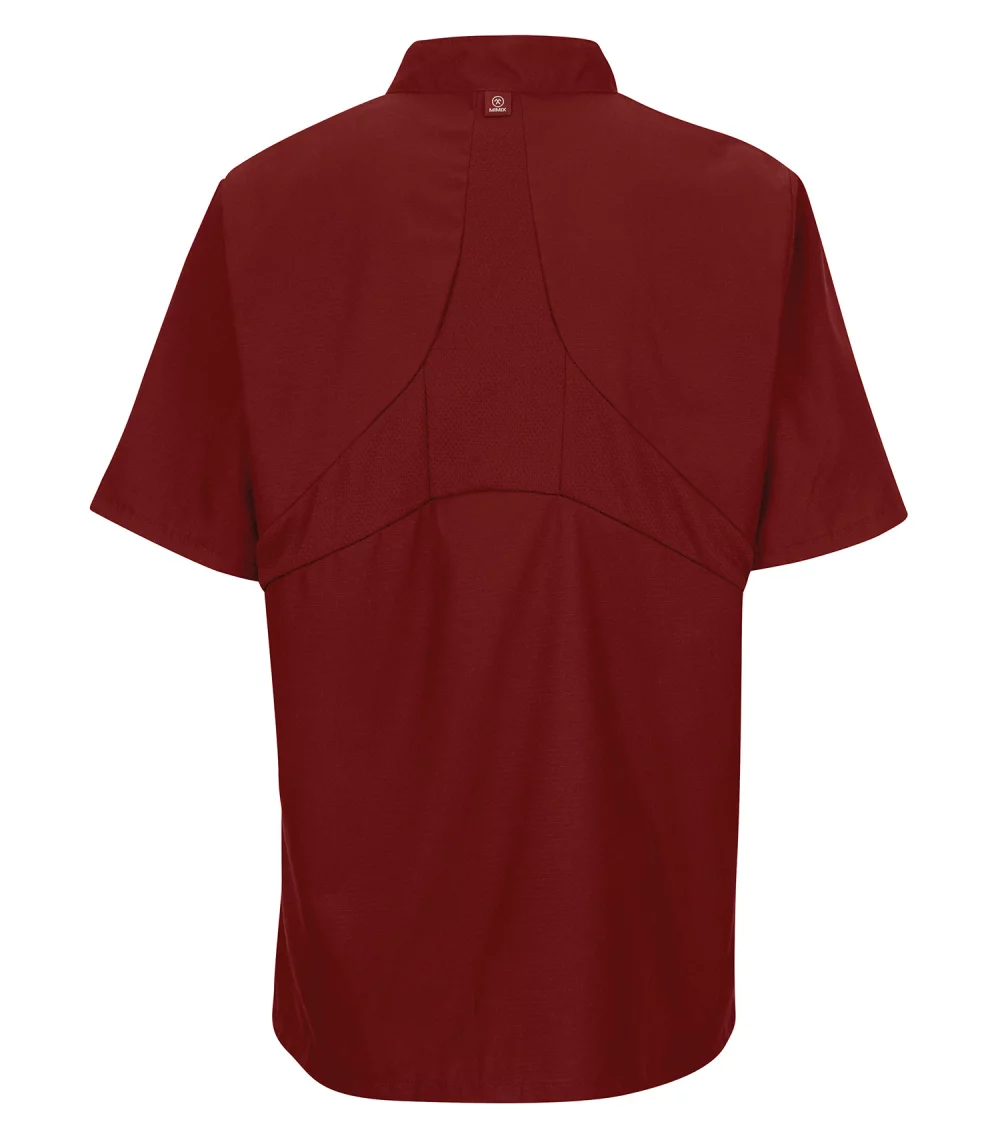 Red Kap® Chef Designs® Short Sleeve Chef Coat With Oilblok + Mimix™