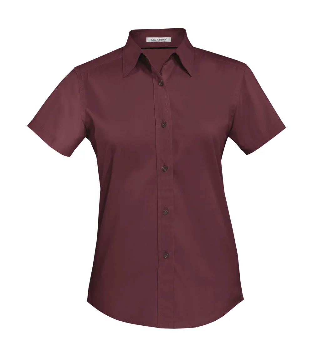 Coal Harbour® Easy Care Blend Short Sleeve Woven Ladies' Shirt