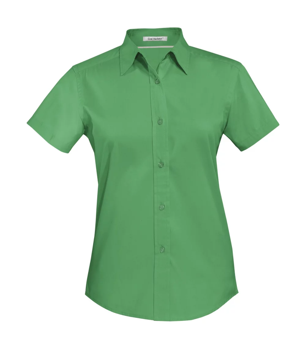 Coal Harbour® Easy Care Blend Short Sleeve Woven Ladies' Shirt