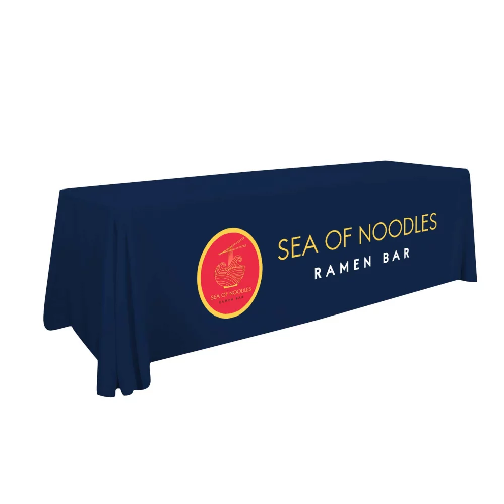 8' Standard Table Throw (Full-Color Front Only)