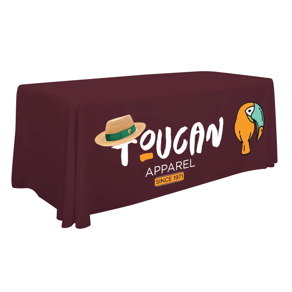 6' Economy Table Throw (Full-Color Front Only)