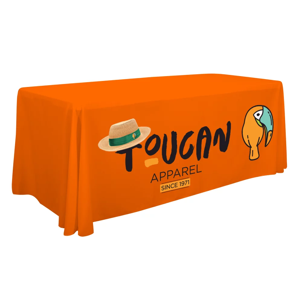 6' Economy Table Throw (Full-Color Front Only)