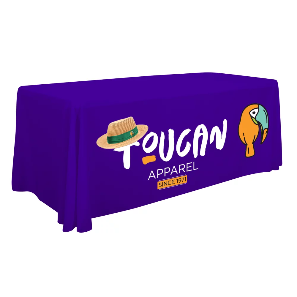 6' Economy Table Throw (Full-Color Front Only)