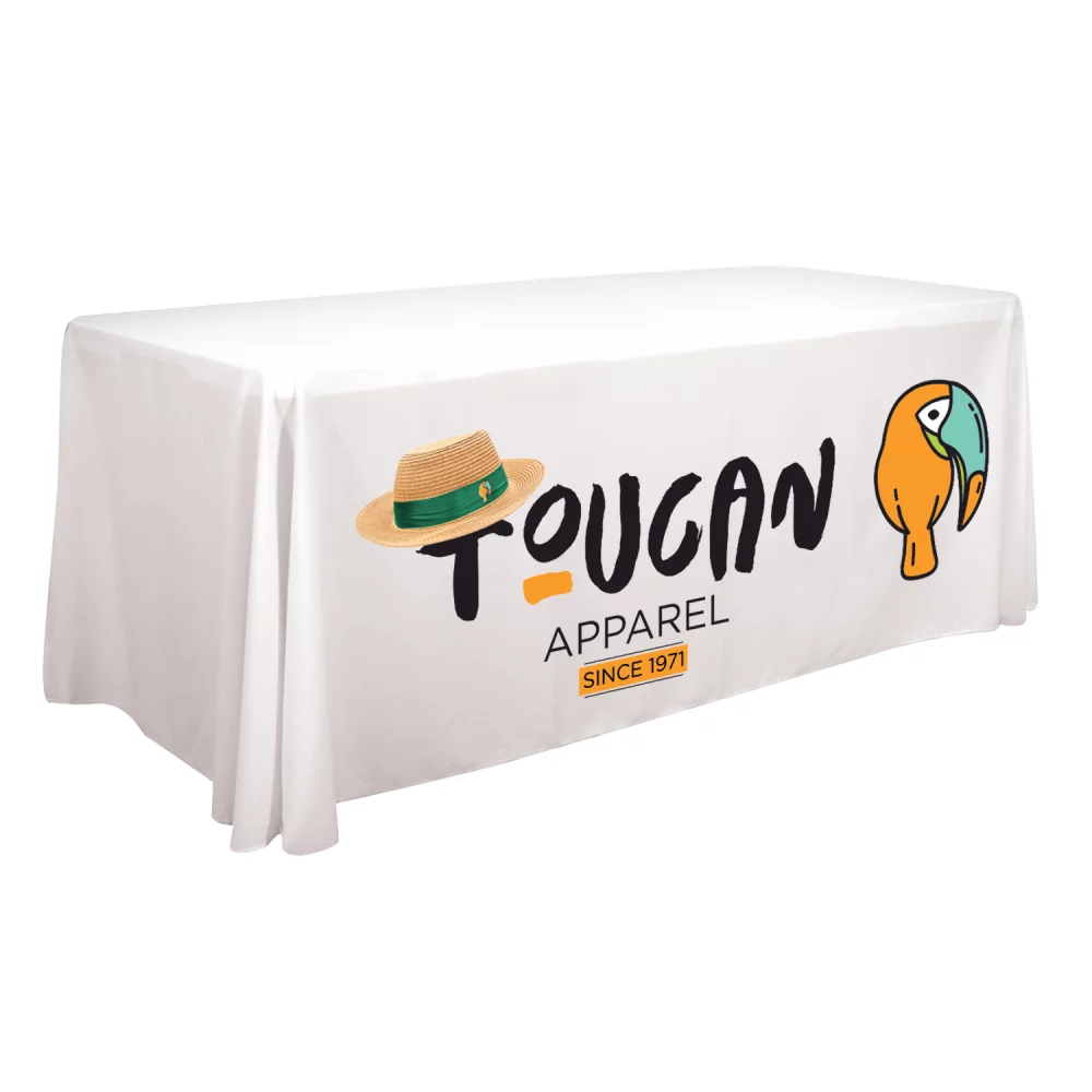 6' Economy Table Throw (Full-Color Front Only)