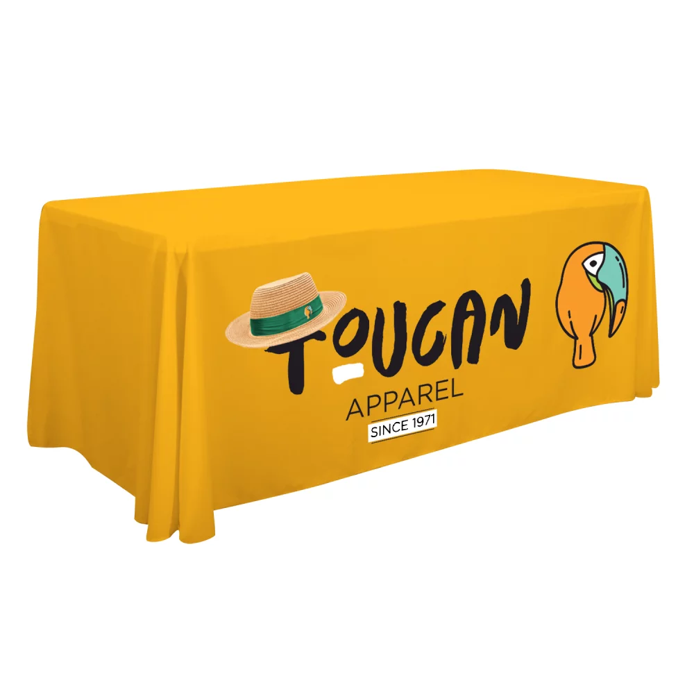 6' Economy Table Throw (Full-Color Front Only)