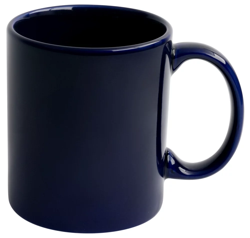 Tasse en céramique bleue de qualité supérieure 11 oz