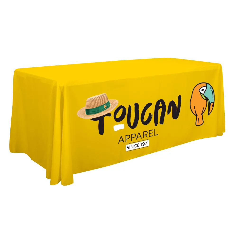 6' Economy Table Throw (Full-Color Front Only)