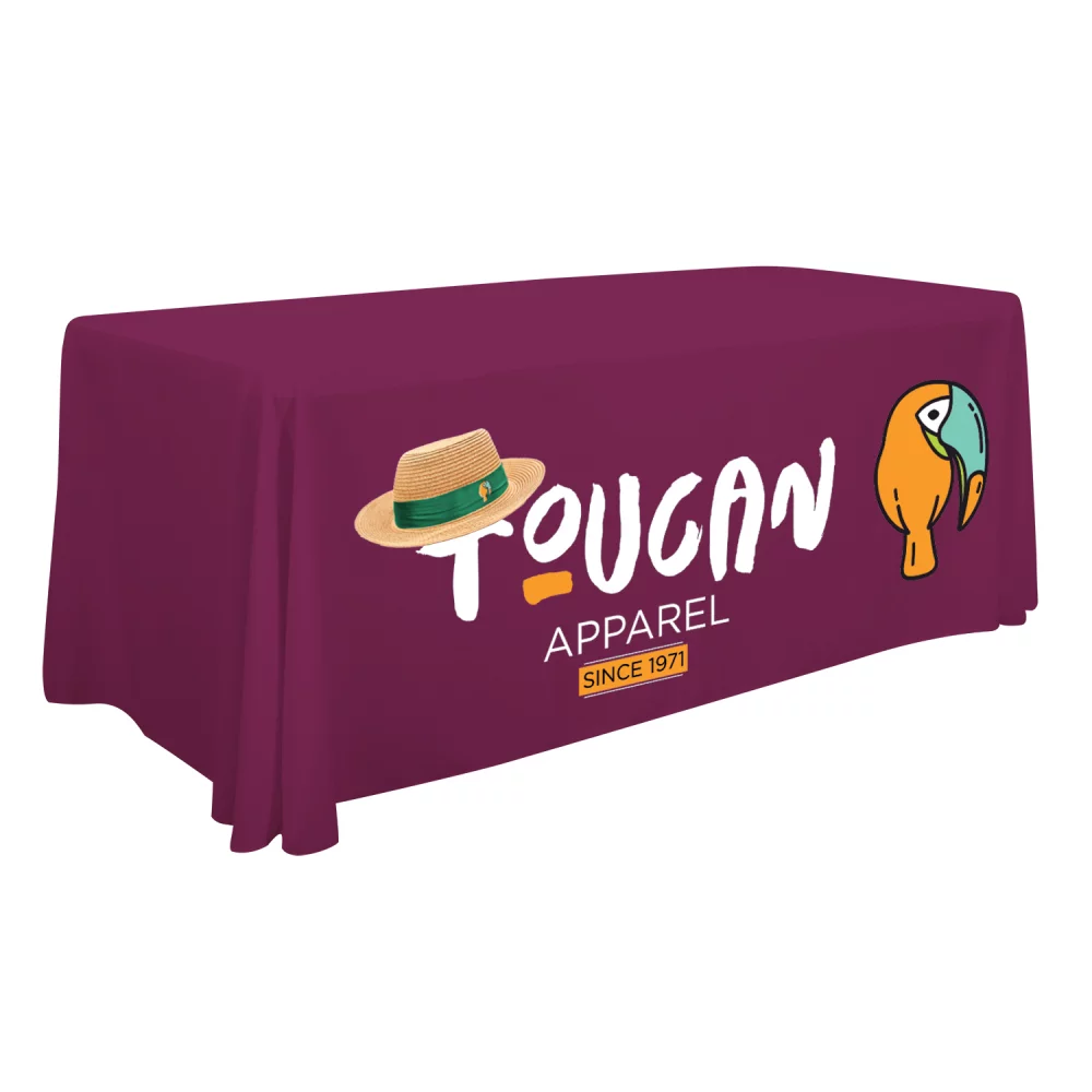 6' Economy Table Throw (Full-Color Front Only)