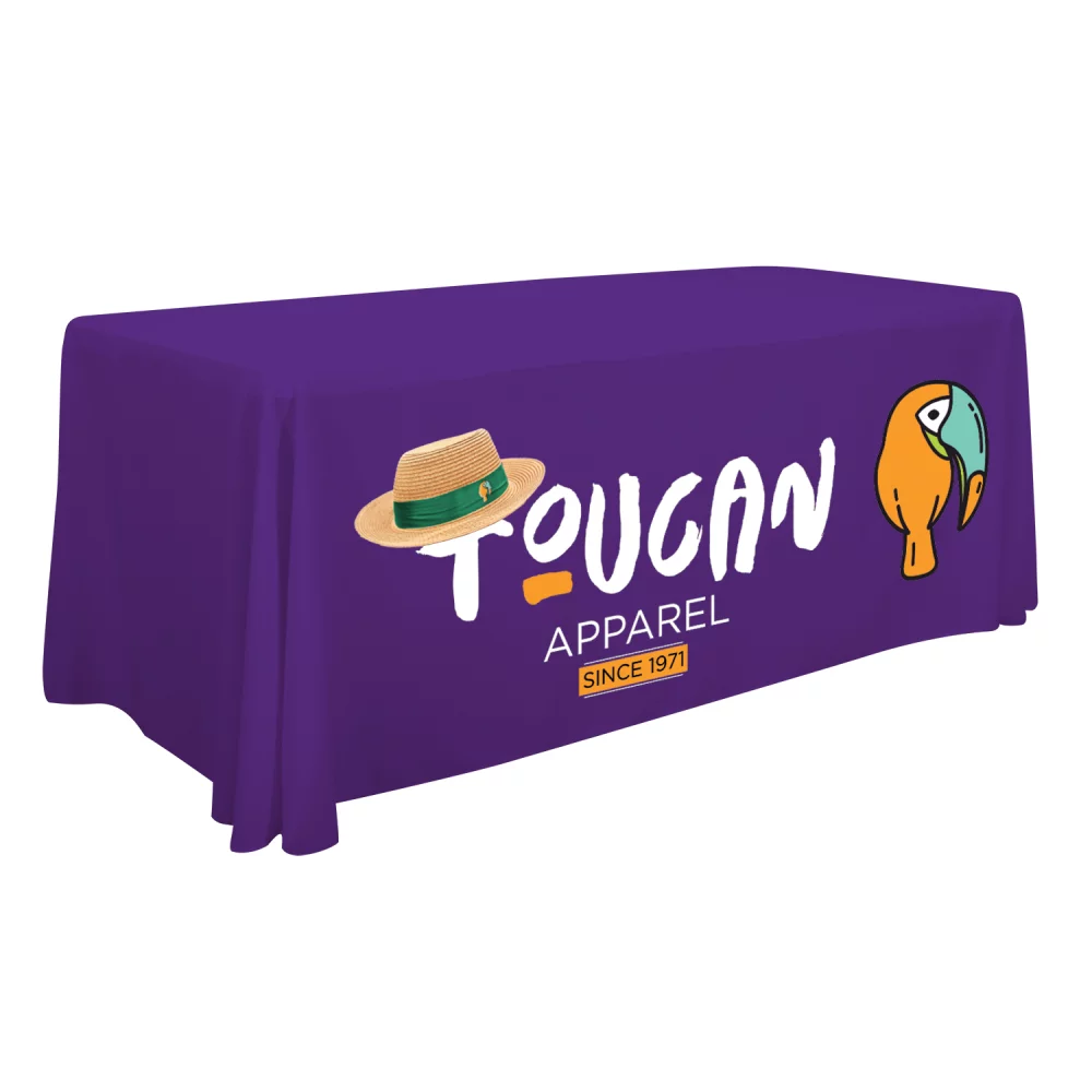 6' Economy Table Throw (Full-Color Front Only)