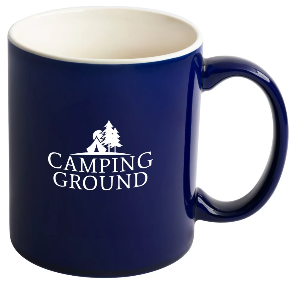 Premium Stock 11oz 2tone cobalt/white mug