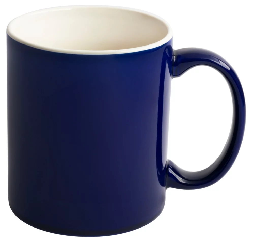 Premium Stock 11oz 2tone cobalt/white mug
