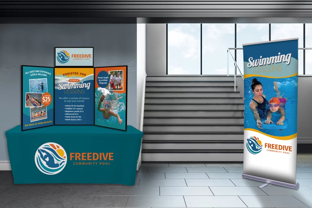 6'/8' Convertible Table Throw (Full-Color Front Only)