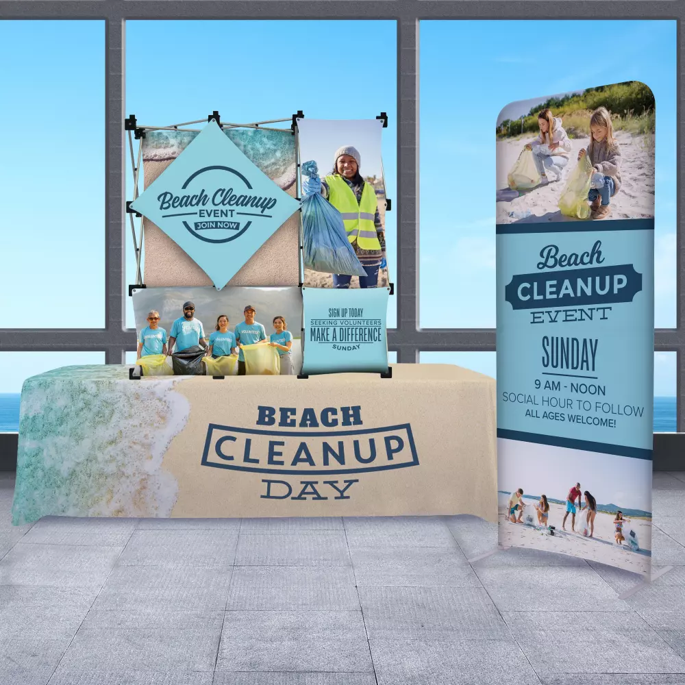 Jeté de table convertible 6'/8' (pleine couleur pleine page)