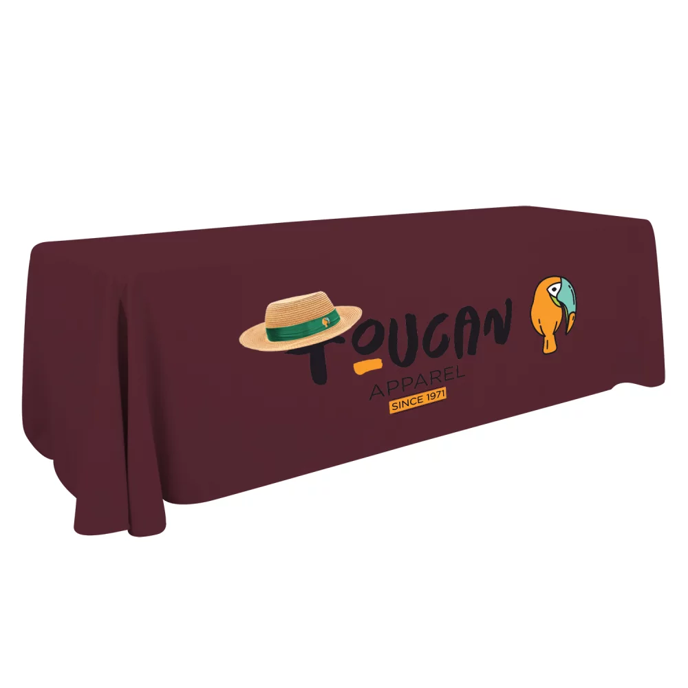 8' Economy Table Throw (Full-color Front Only)