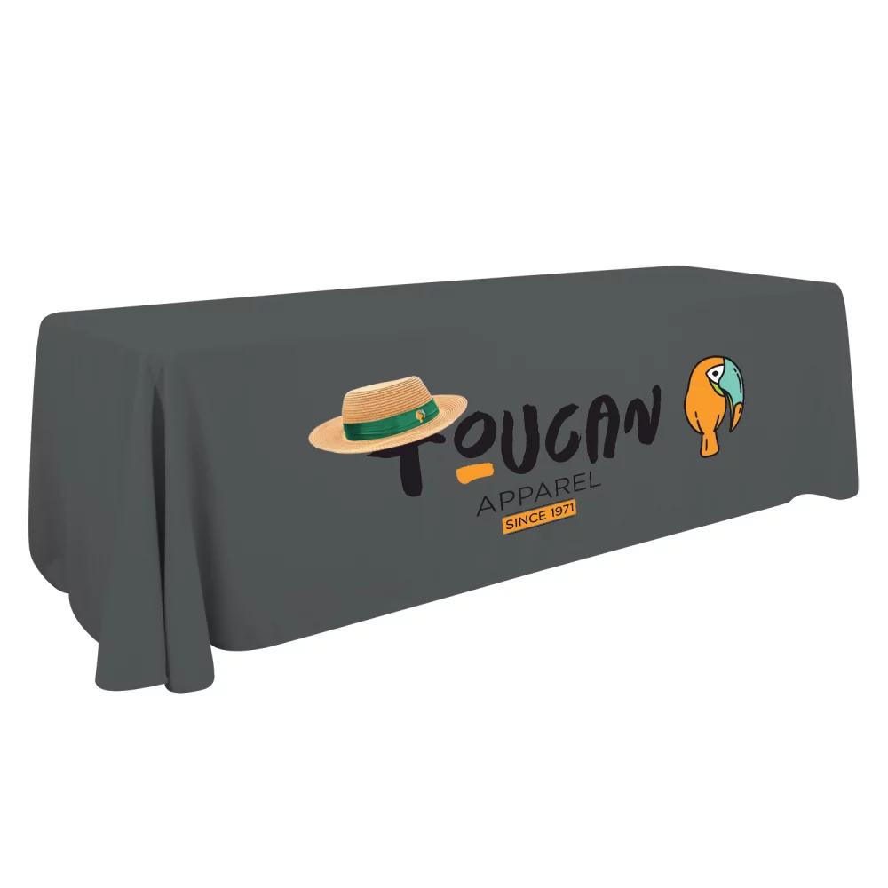 8' Economy Table Throw (Full-color Front Only)