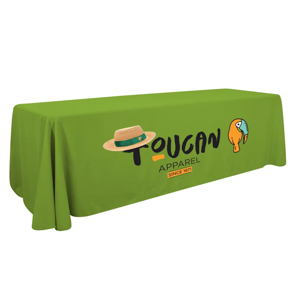 8' Economy Table Throw (Full-color Front Only)