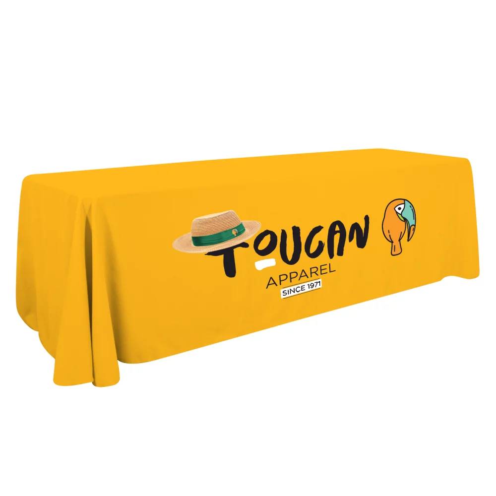 8' Economy Table Throw (Full-color Front Only)