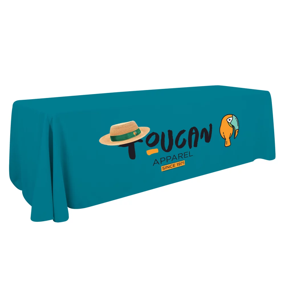 8' Economy Table Throw (Full-color Front Only)