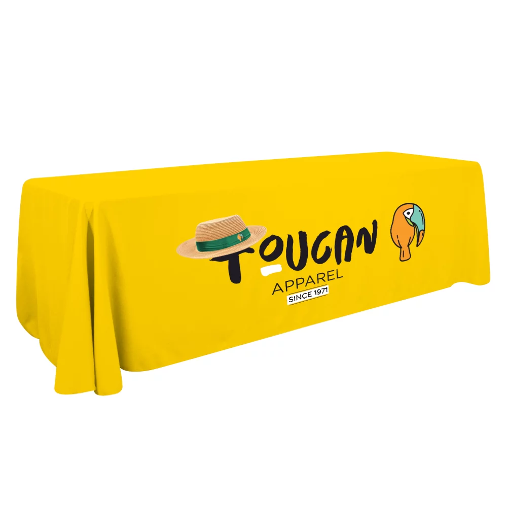 8' Economy Table Throw (Full-color Front Only)