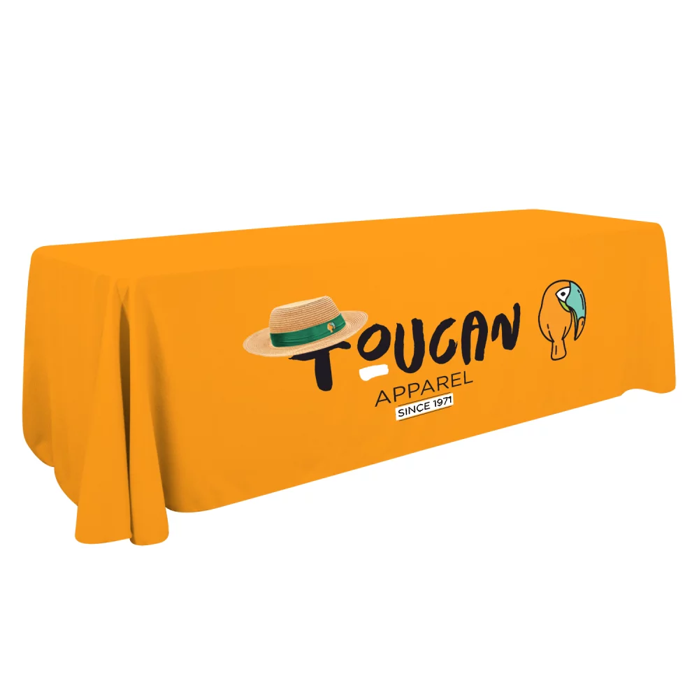8' Economy Table Throw (Full-color Front Only)