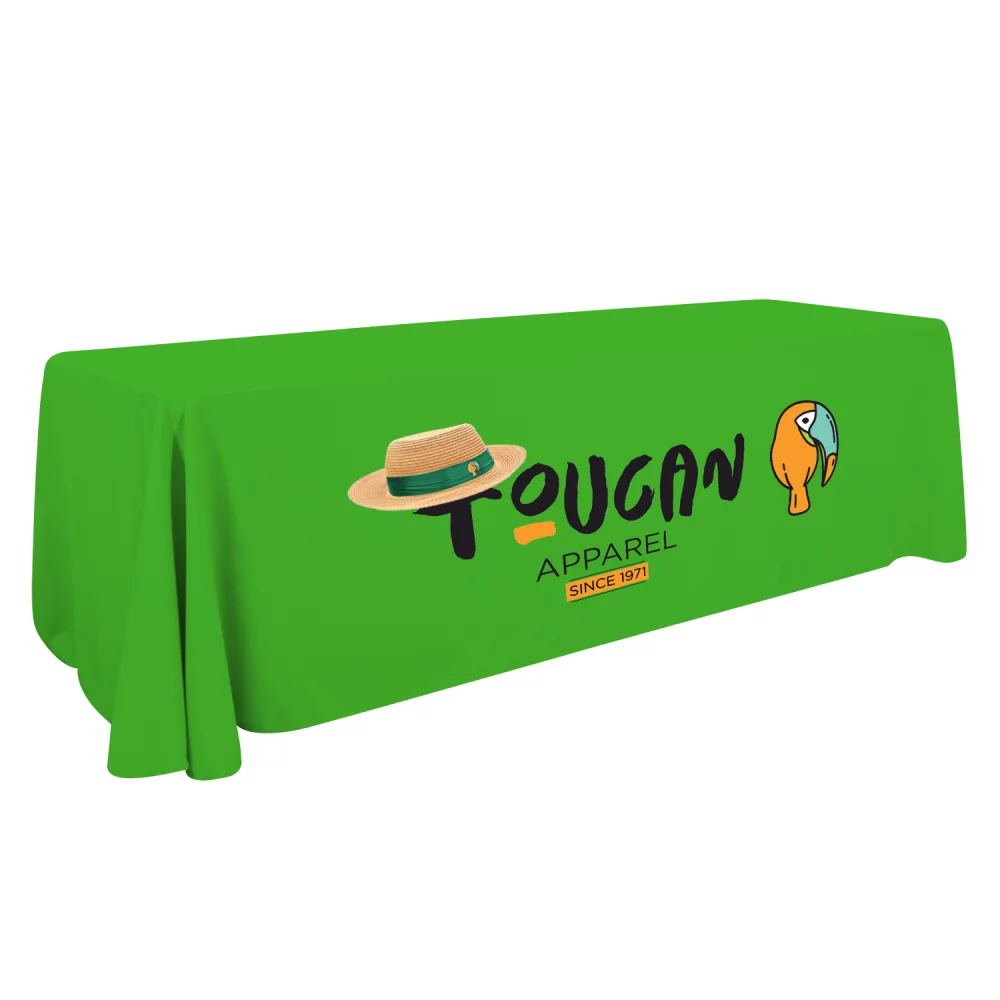 8' Economy Table Throw (Full-color Front Only)