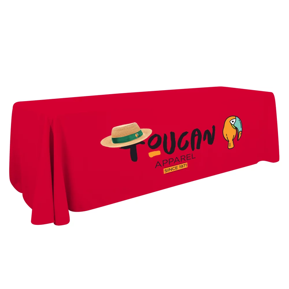8' Economy Table Throw (Full-color Front Only)