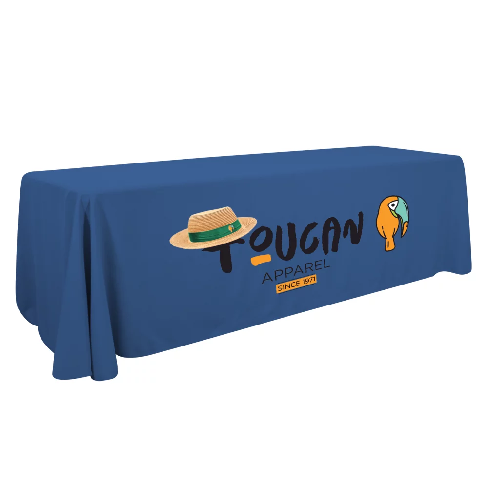 8' Economy Table Throw (Full-color Front Only)