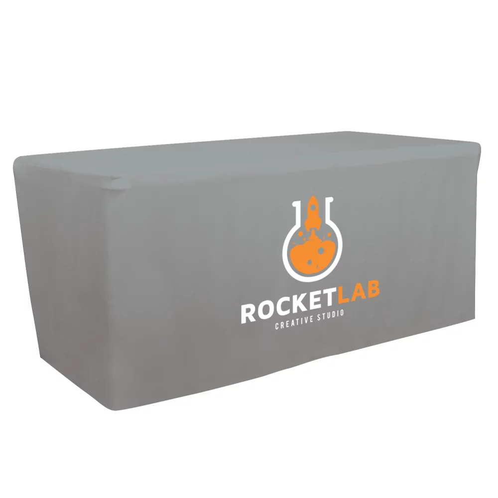 6' Fitted Table Throw (Full-Color Front Only)