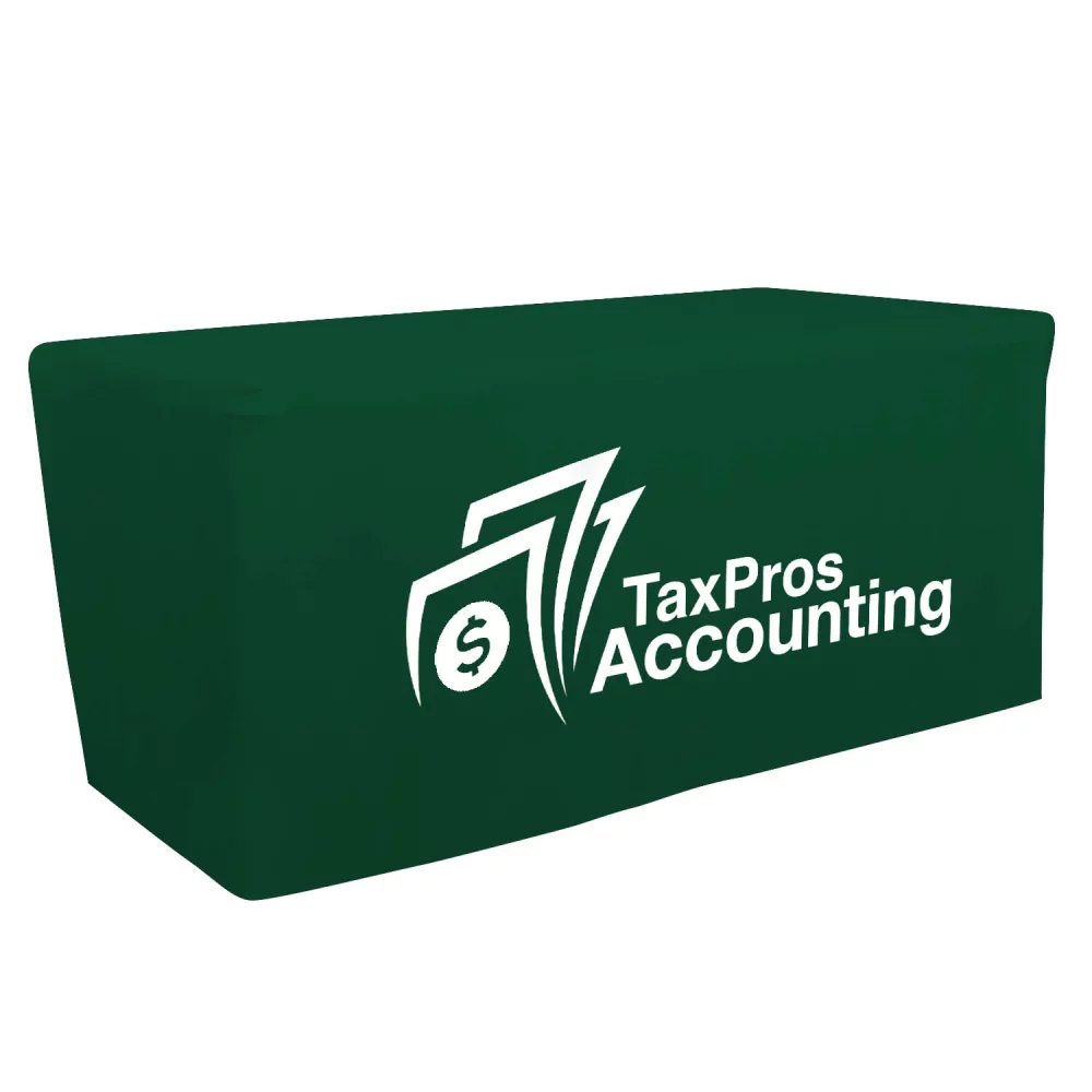 6' Fitted Table Throw (Full-Color Front Only)