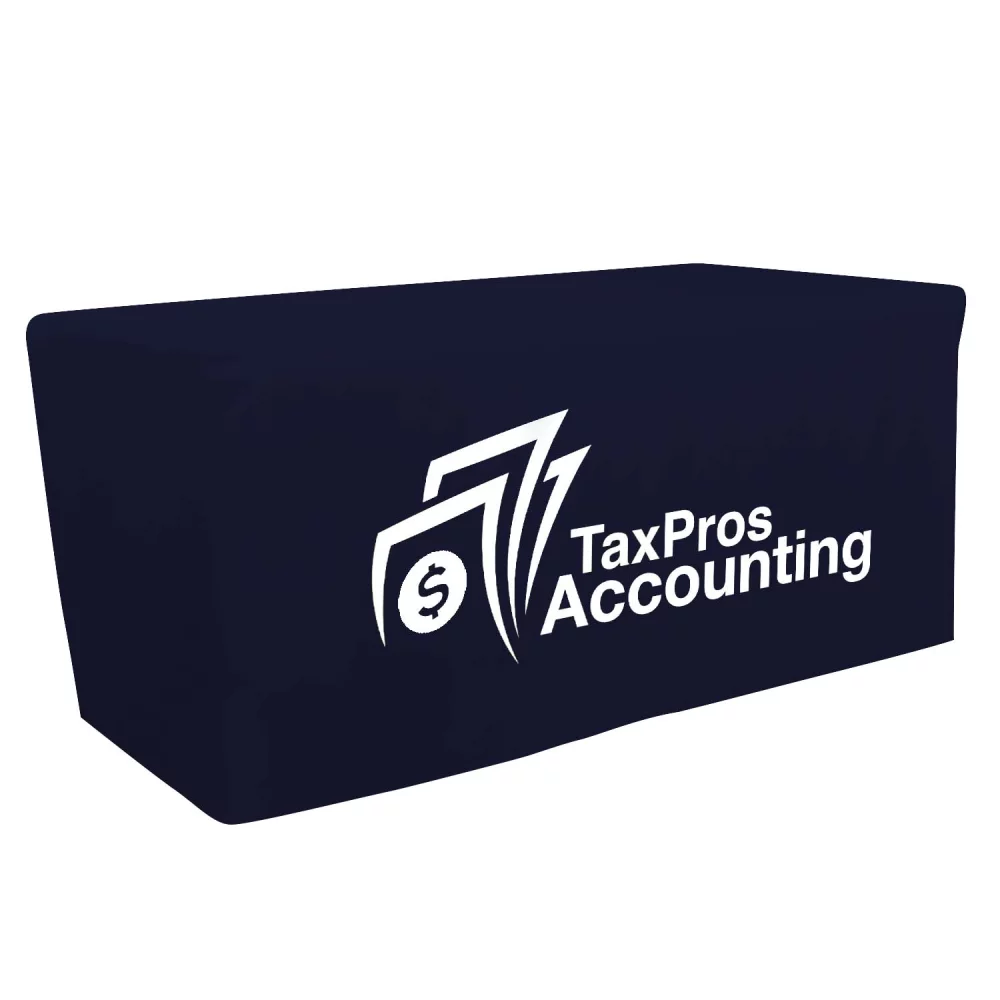 6' Fitted Table Throw (Full-Color Front Only)