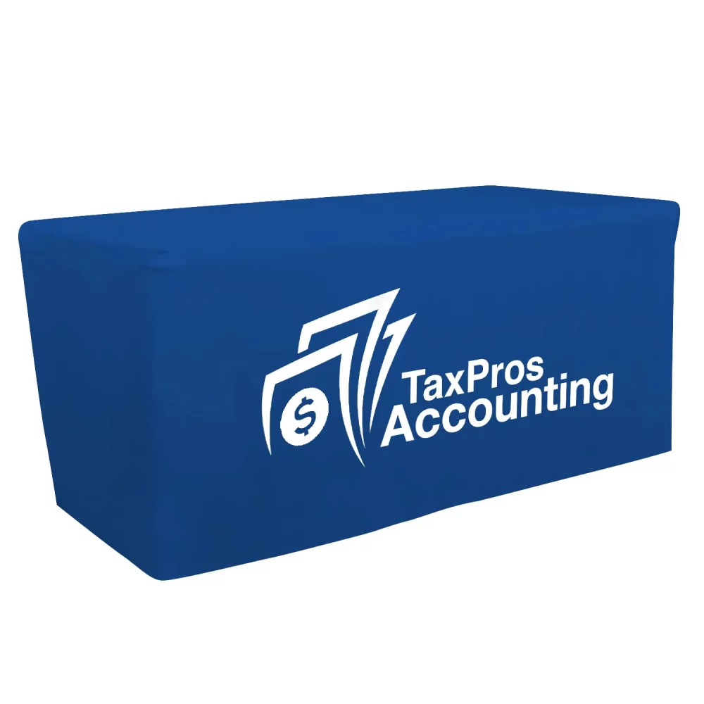 6' Fitted Table Throw (Full-Color Front Only)