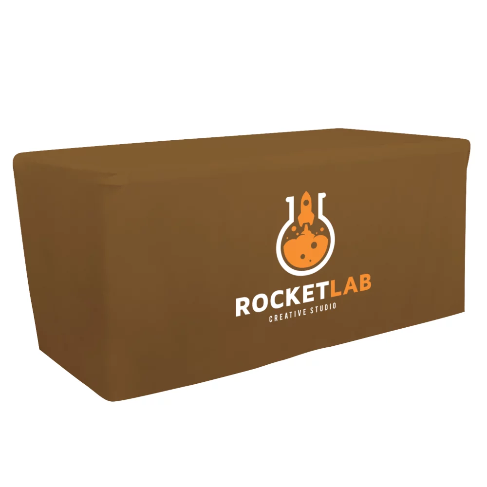 6' Fitted Table Throw (Full-Color Front Only)