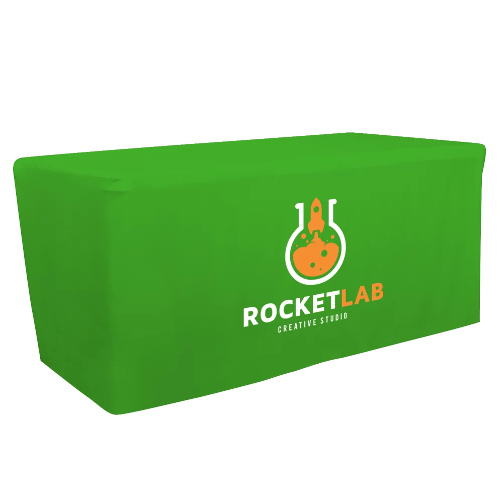 6' Fitted Table Throw (Full-Color Front Only)