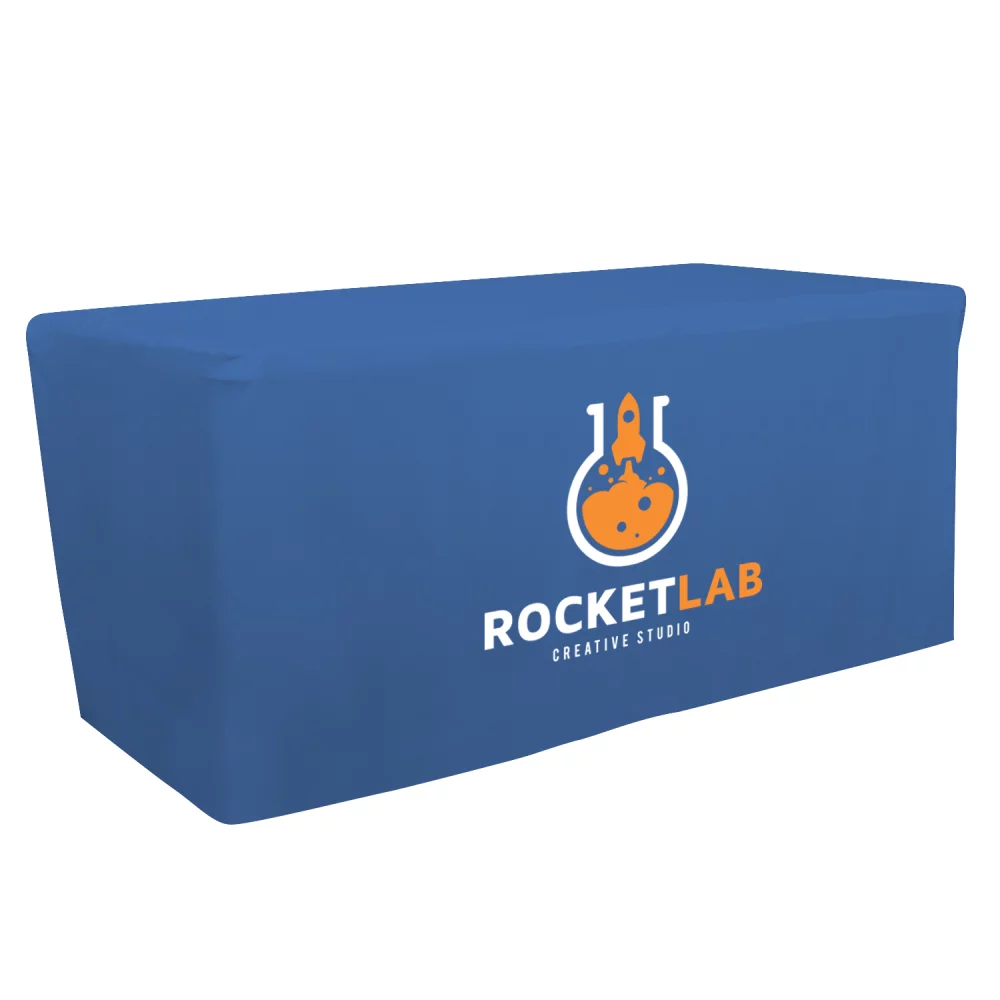 6' Fitted Table Throw (Full-Color Front Only)