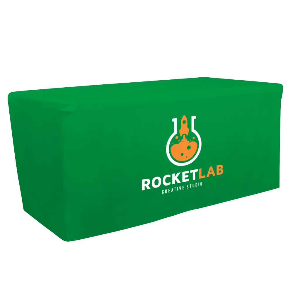 6' Fitted Table Throw (Full-Color Front Only)
