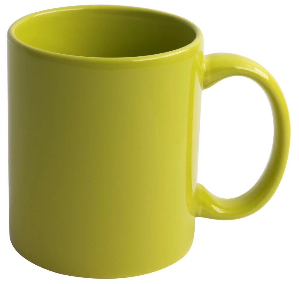 Tasse en rye vert de 11 oz de qualité premium