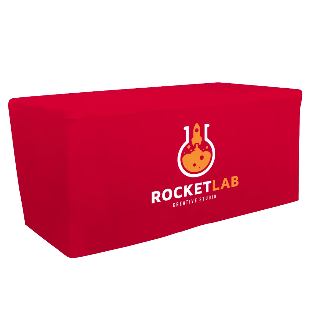 6' Fitted Table Throw (Full-Color Front Only)