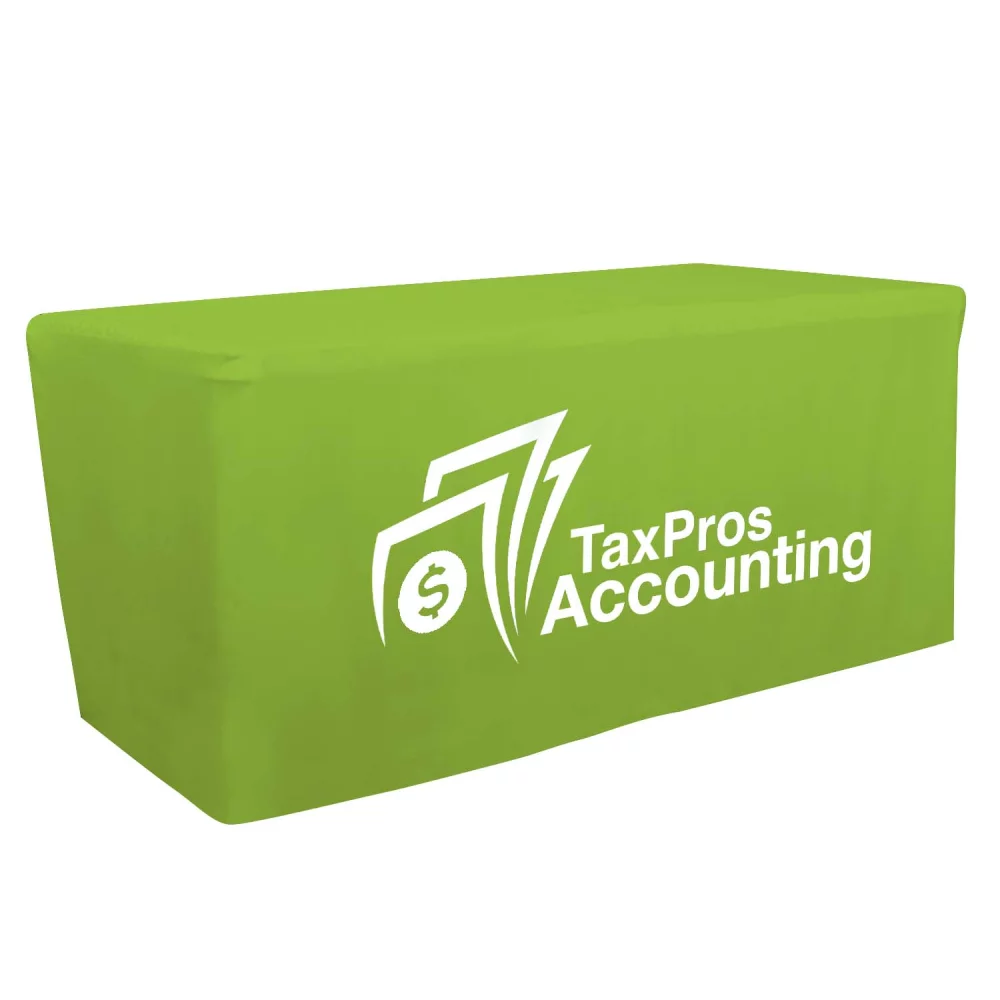 6' Fitted Table Throw (Full-Color Front Only)